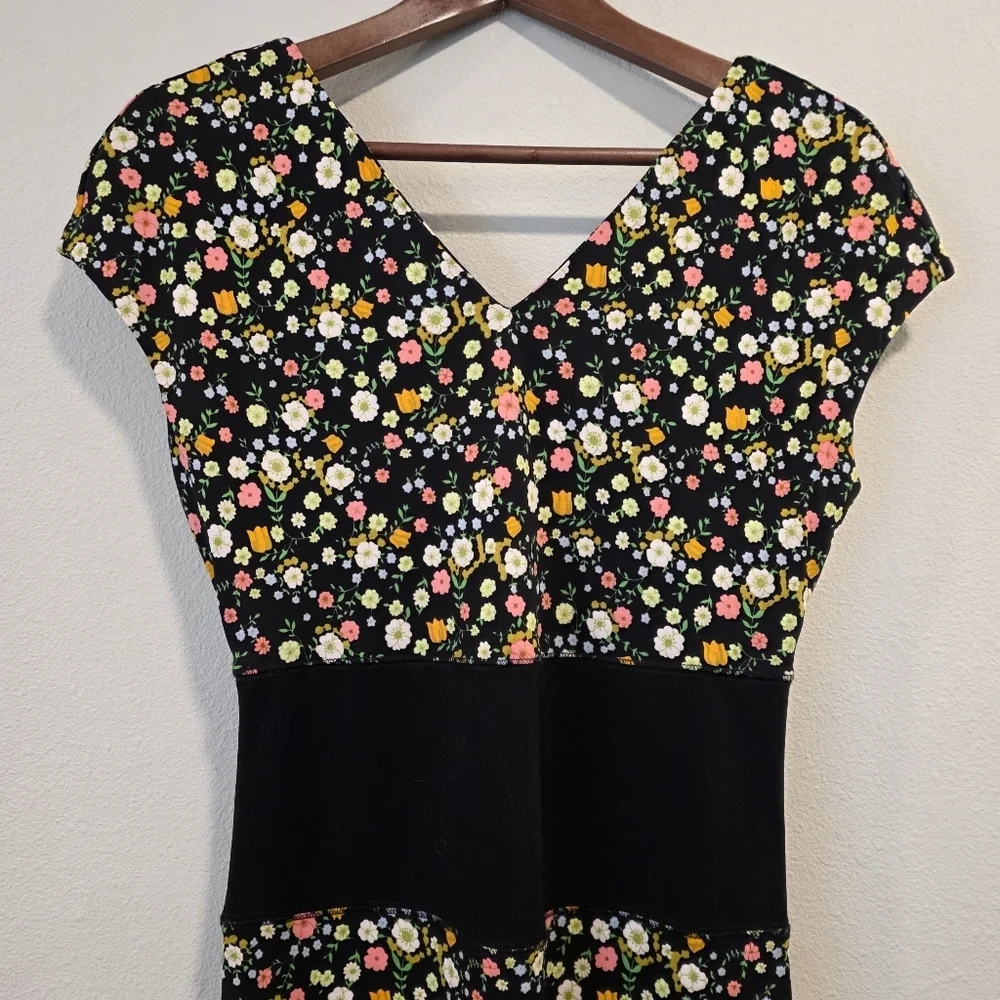Tory Burch Julillet Ditzy Floral Midi Sheath Dress